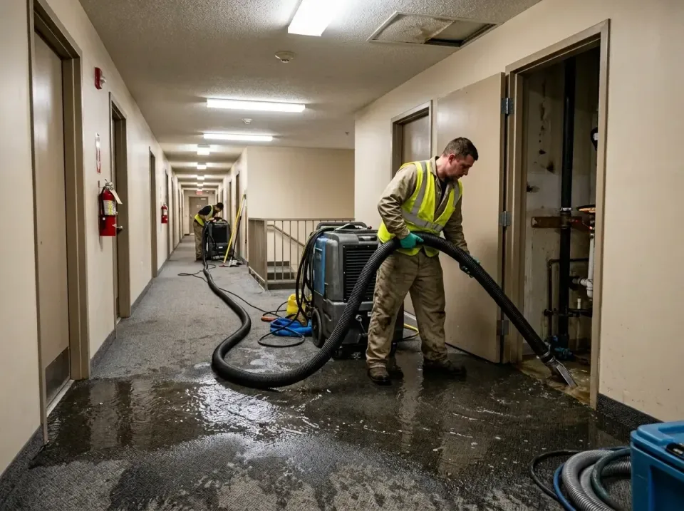 multi-unit-apartment-hallway-f-005 — frequently asked questions, Emergency Burst Pipe Water Extraction & Removal in Jupiter…